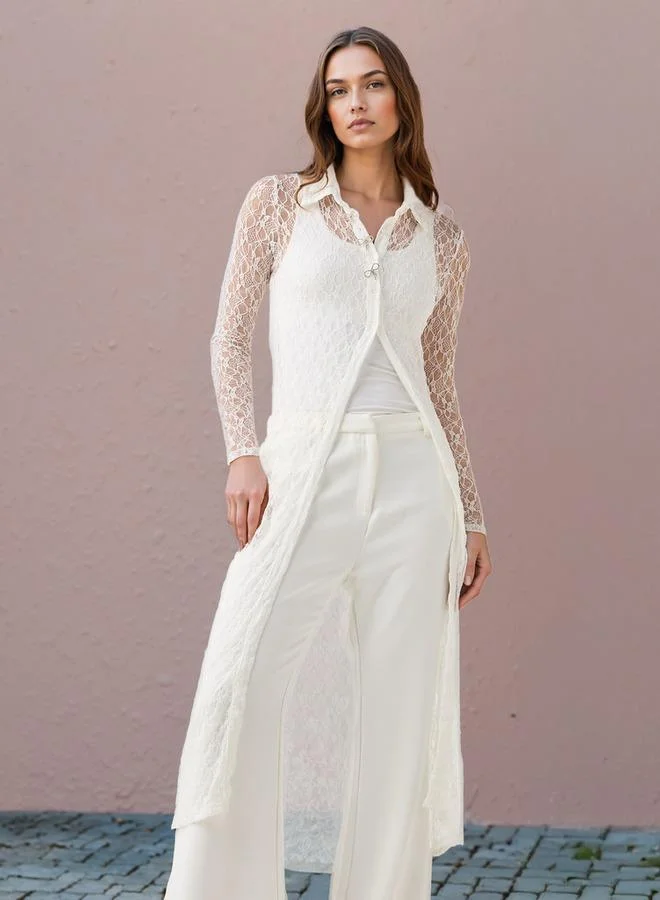 2Xtremz 2Xtremz Lace Longline Dress