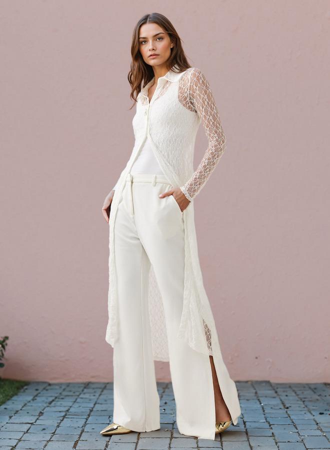 تواكستريمز فستان طويل دانتيل - Image 2