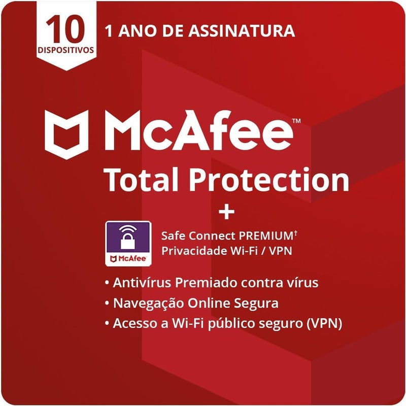 Total Protection 10 Antivirus - Award-Winning Digital Threat Protection Program, Unwanted Programs, Multi-Device - 10 Devices - Card