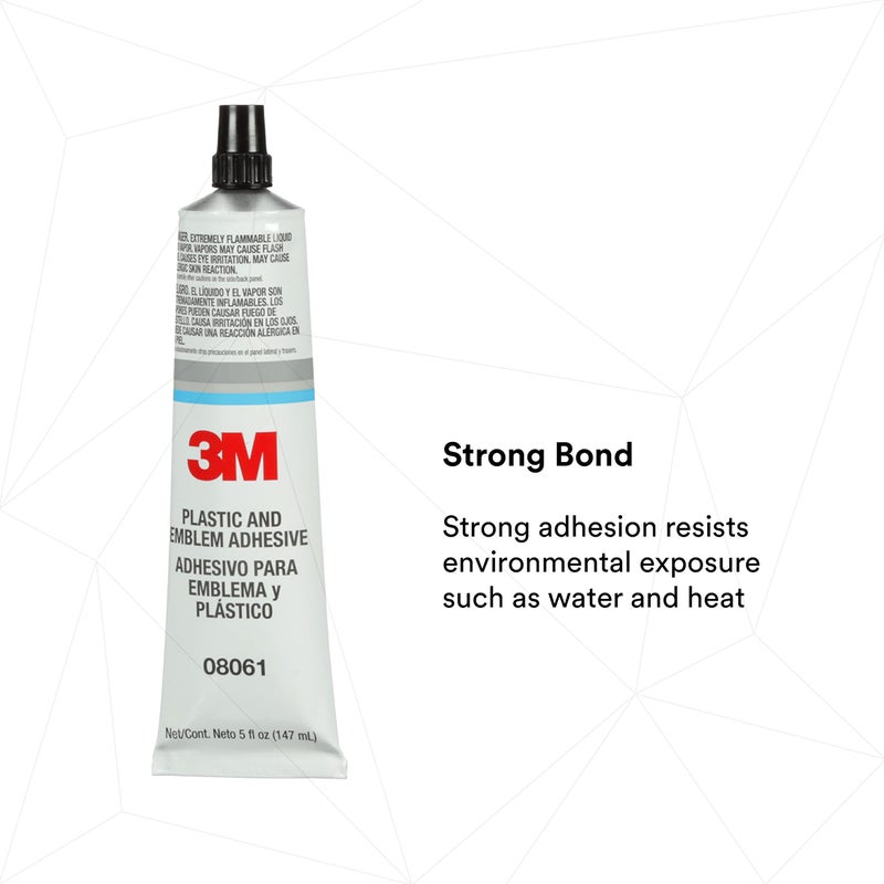 3M Plastic and Emblem Adhesive, 08061, 5 oz Tube - Image 2