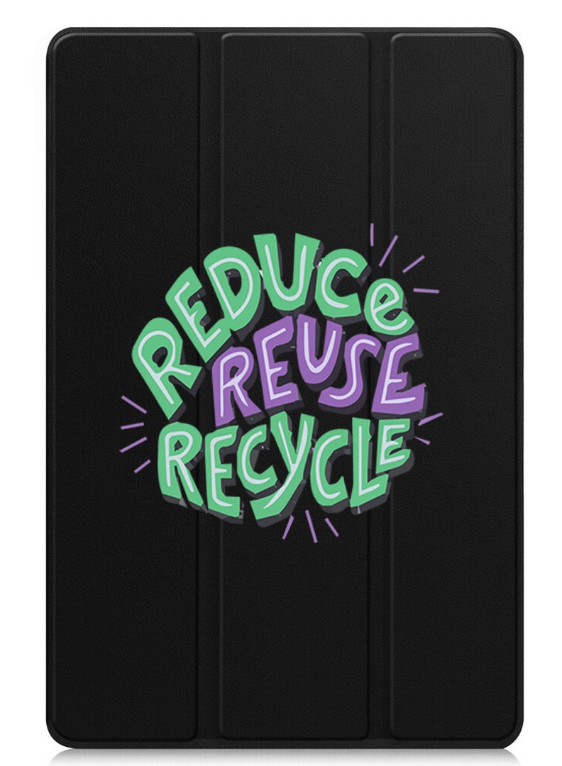 Theodor Protective Flip Case For OnePlus Pad 2 (2024) & OnePlus Pad Pro (2024) With Trifold Stand Auto Wake Sleep Shockproof Cover Reuse reduce - Image 1