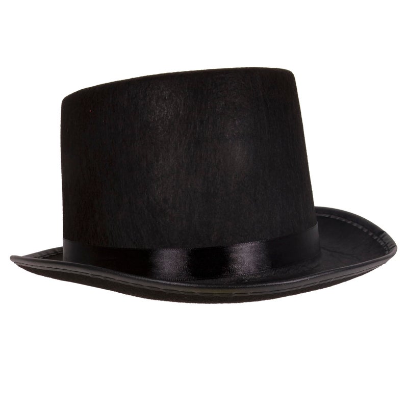 Kangaroo One Classic Black Top Hat for Men Women of Head Size 5557 Cm Mens Easter Hat Adult Costume Accessory for Cosplay Easter Halloween Carnival New Year Party Events - Image 2