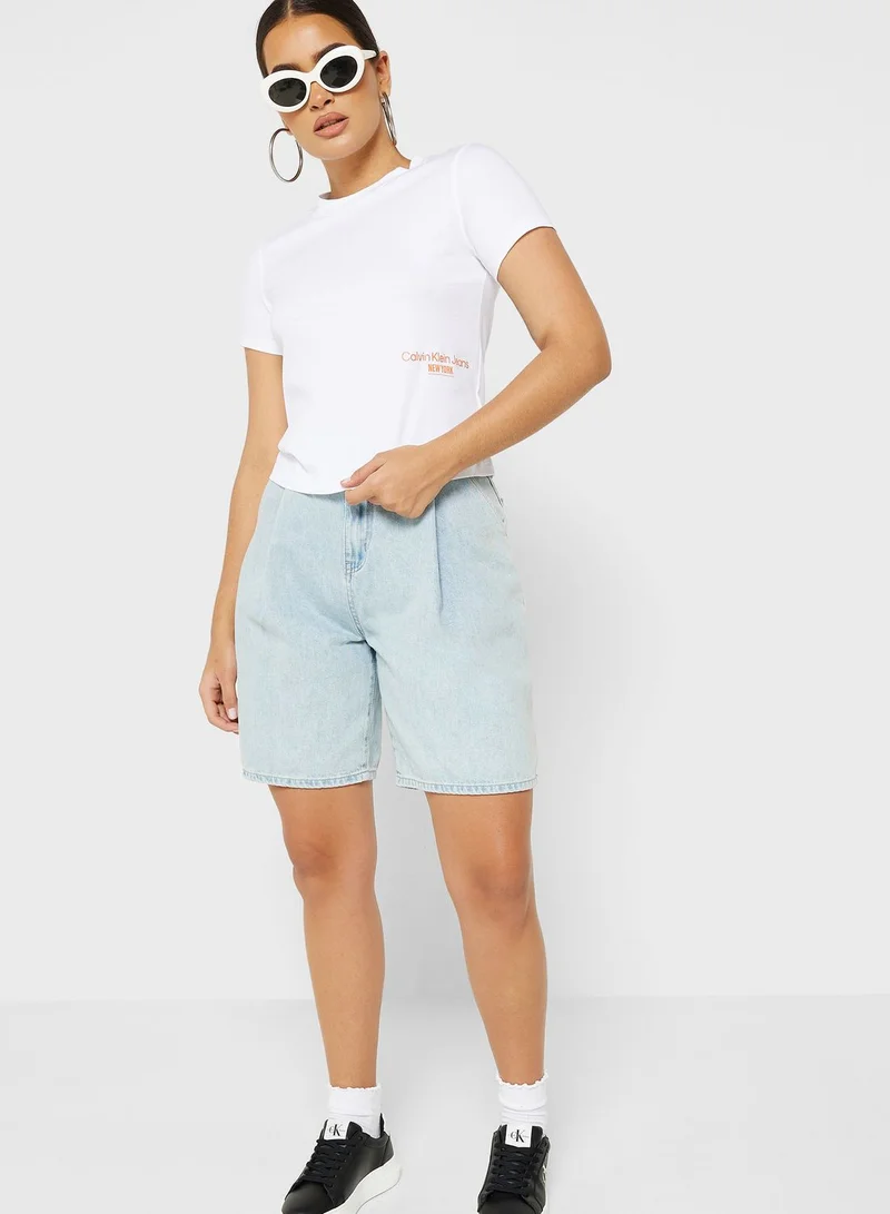 Calvin Klein Jeans Crew Neck Logo T-Shirt