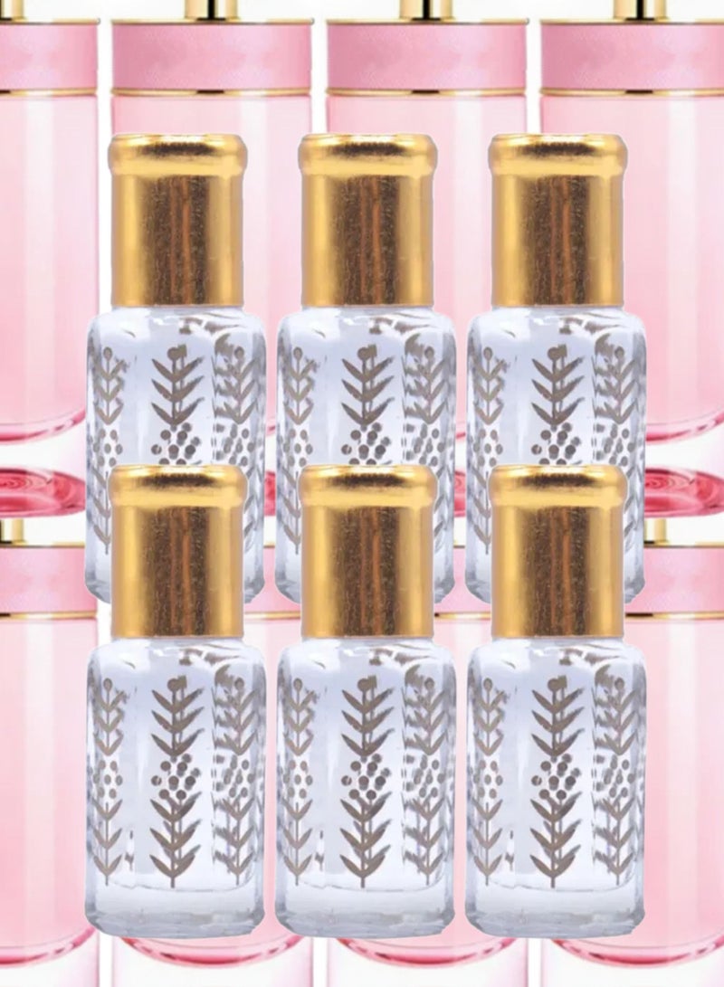 6 قطع عطر كاندي فلوريل ثابت وفواح عبوة اقتصادية 6 مل