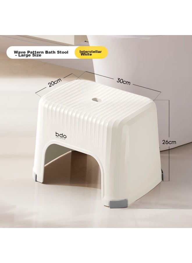 Bdo Plastic Stool, Pangdonglai Style, Thickened, For Home Use, Footstool, Bath Stool, Bathroom, Children's, Living Room, Small Bench - Image 1