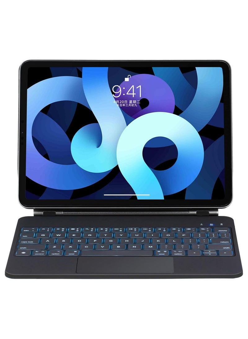Suspended Magnetic Bluetooth Keyboard Case Compatible with iPad Air 13 Inch 2024 Model number A2903 A2904 with Trackpad Backlit Keyboard - Image 4