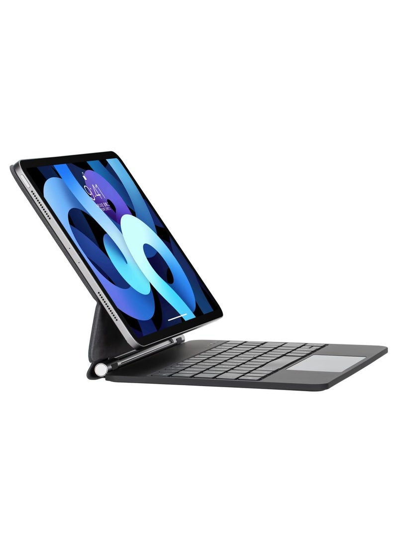 Suspended Magnetic Bluetooth Keyboard Case Compatible with iPad Air 13 Inch 2024 Model number A2903 A2904 with Trackpad Backlit Keyboard - Image 3