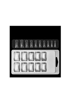 ORiTi ORiTi 100pcs/bag Ballerina Nail art Tips Transparent/Natural False Coffin Nails art Tips Flat Shape Full Cover Manicure Fake Nail Tips  - Image 2