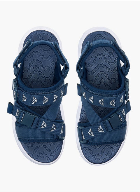 Boys' Logo Print Floaters with Hook and Loop Closure