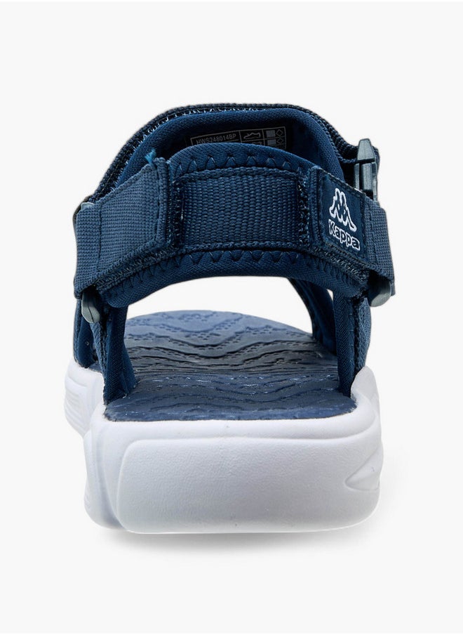 Boys' Logo Print Floaters with Hook and Loop Closure