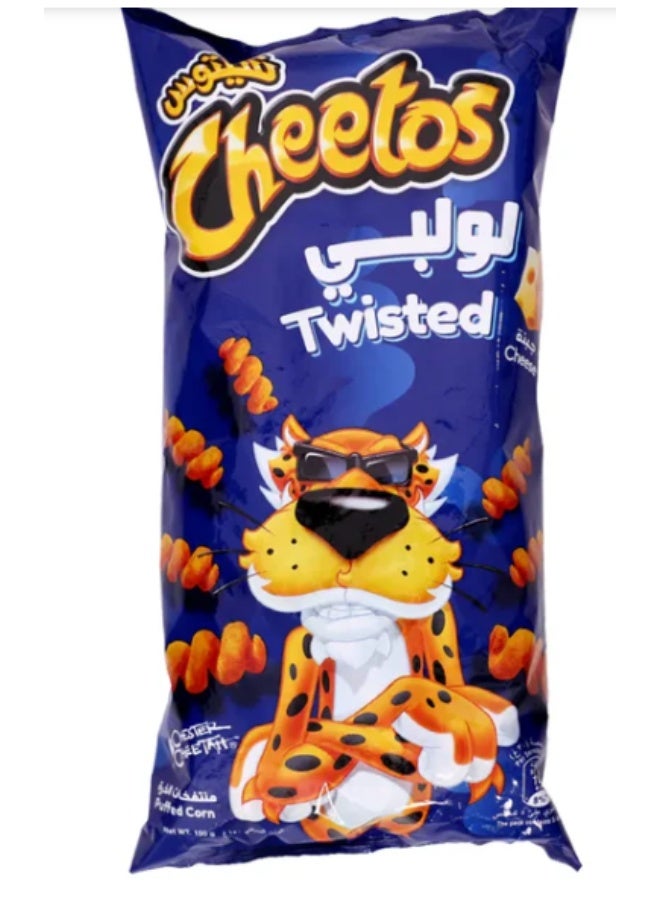 Cheetos Twisted Cheese – 150g – Crunchy Twisted Corn Snacks with Rich Cheese Flavor - Image 4