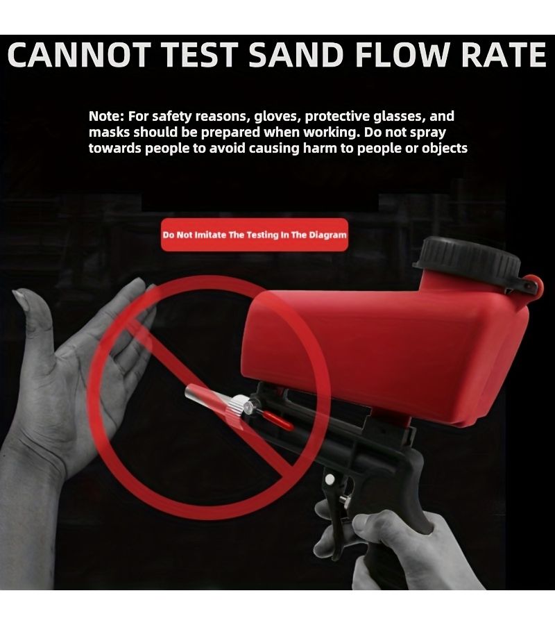 Professional Grade Pneumatic Sandblasting Gun Heavy Duty Adjustable Portable for Rust Removal - Image 5