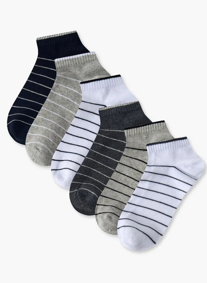Duchini Pack Of 7 Ankle Length Cotton Socks