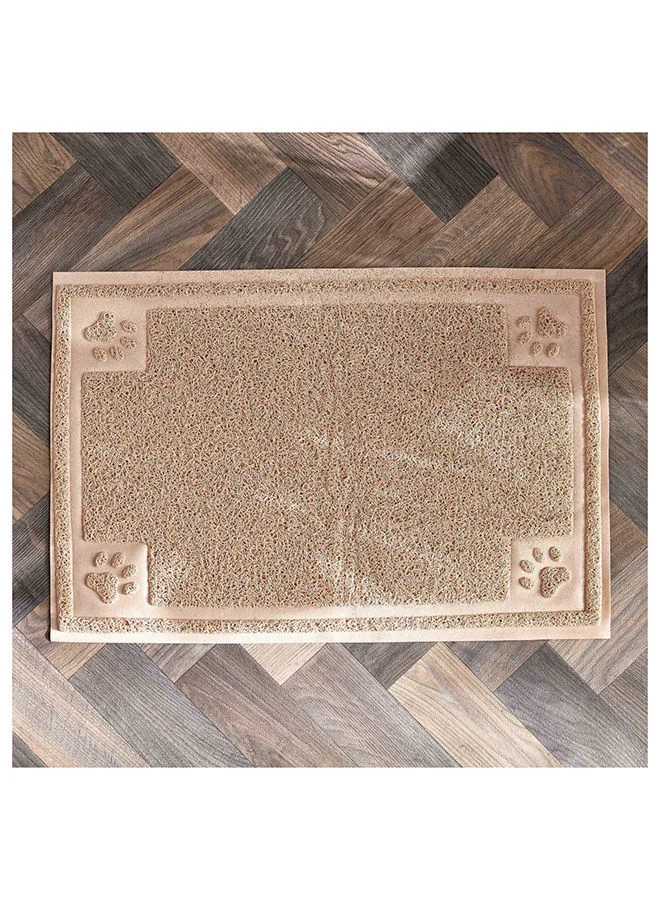 Home Box Paw Embossed PVC Door Mat 40 x 60 cm