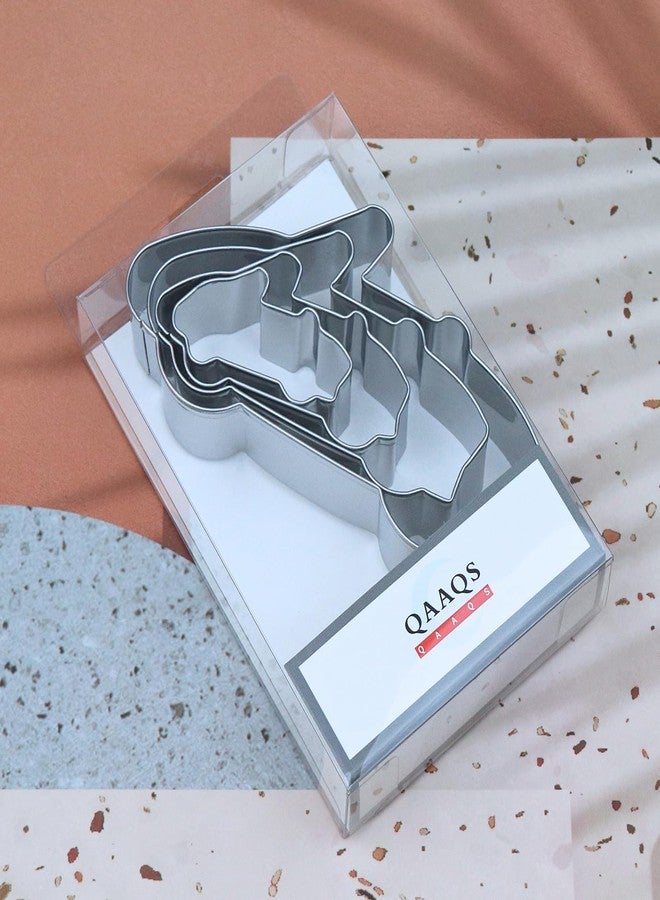 QAAQS مجموعة قوالب تقطيع بسكويت على شكل سيارة مكشوفة من QAAQS، بأحجام متنوعة - 5 بوصات، 4 بوصات، 3 بوصات، 2 بوصة - قالب تقطيع بسكويت على شكل سيارة سباق رياضية - مصنوع من الفولاذ المقاوم للصدأ - Image 5