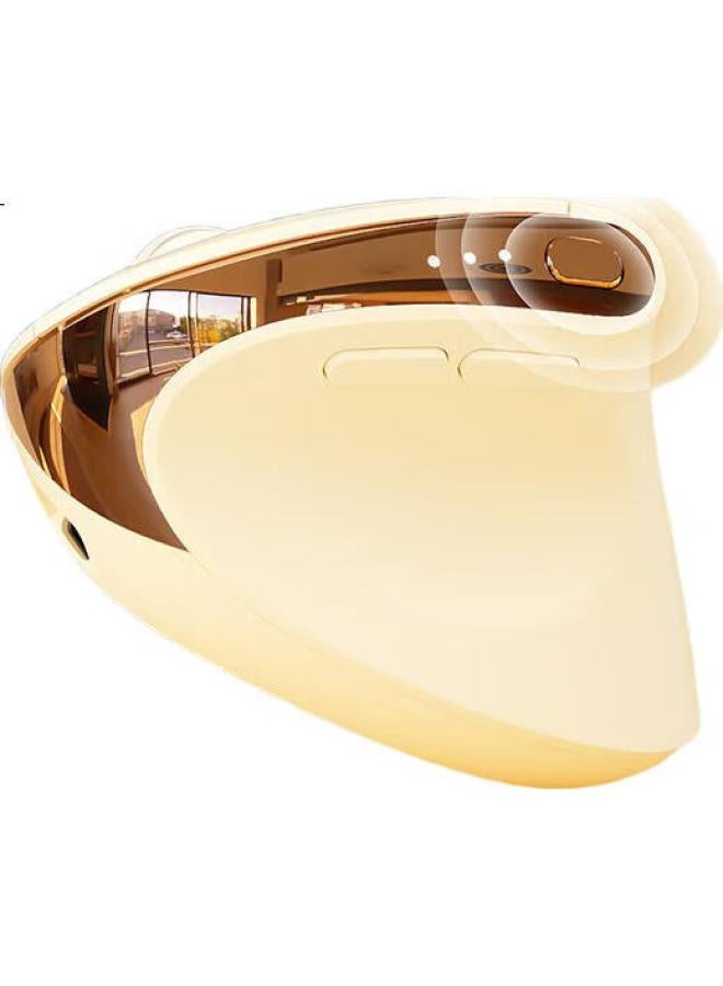 B.O.W Aviation Mw190L Max Ergonomic Wireless Charging Mouse Silent Vertical Notebook Computer Office Universal Mouse Milk Tea Color - Image 1