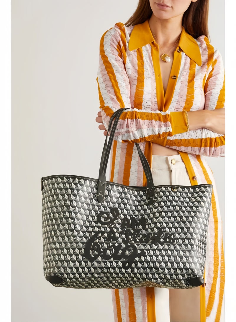 Anya Hindmarch I Am A Plastic Bag Large Tote Bag（Black） - Image 2