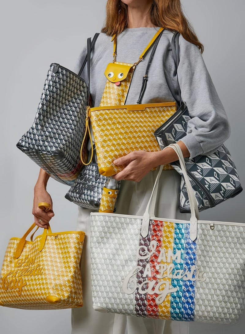 Anya Hindmarch I Am A Plastic Bag Large Tote Bag（Black） - Image 3
