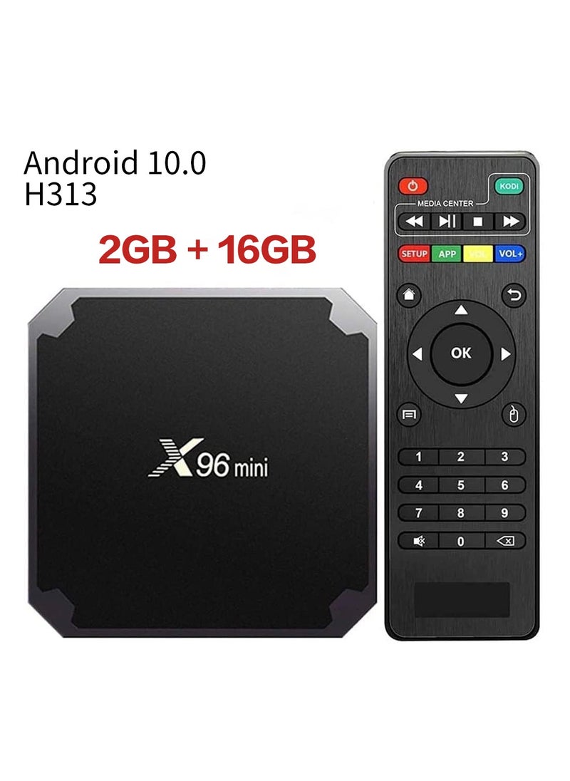 Android 11.0 TV Box, X96 Mini Amlogic S905W2 Quad Core RAM 2GB ROM 16GB Dual WiFi 2.4G/5.8G 4K HDR Smart Android 11.0 Media Player TV Box