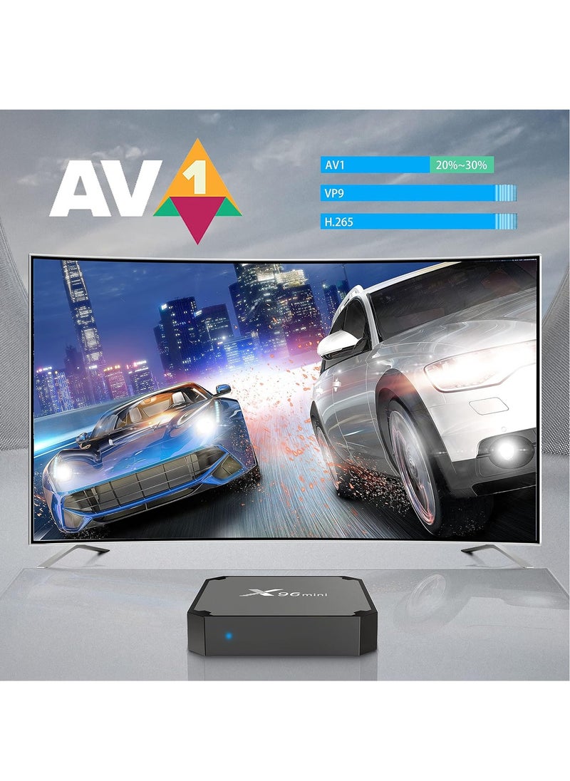 Android 11.0 TV Box, X96 Mini Amlogic S905W2 Quad Core RAM 2GB ROM 16GB Dual WiFi 2.4G/5.8G 4K HDR Smart Android 11.0 Media Player TV Box