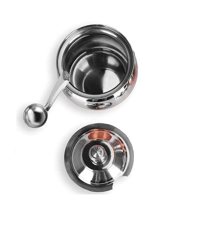 MARWALL Multipurpose Stainless Steel Copper Bottom Ghee Pot 150ml - Image 3