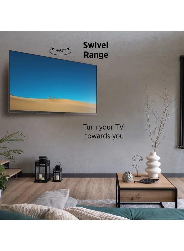 نيوستار حامل تلفزيون جداري متحرك قوي من نيوستار، ذراع طويل رفيع للشاشات 37–86 بوصة LED وLCD المسطحة والمنحنية، يتحمل حتى 50 كجم، أقصى مقاس VESA 600x400 - Image 5