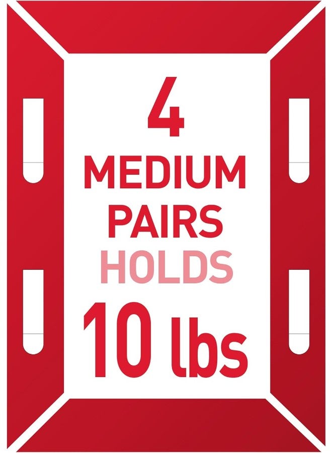 Command Command PH211-32NA Picture Hanging Strips – 8 Small, 16 Medium, 8 Large Pairs – No Damage Wall Adhesive – Easy to Open Pack – White – For Pictures, Décor & More – Removable, Tool-Free Hanging  - Image 4