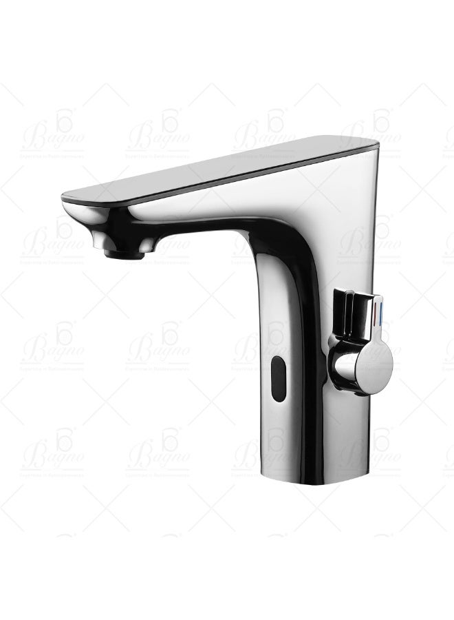 B Bagno Infrared Sensor Basin Mixer - Automatic Hands-Free Smart Faucet (Solid Brass, AC/DC Dual Power) - Image 1