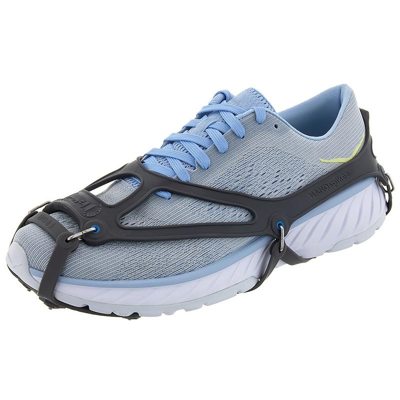 Kahtoola 1st Gen NANOspikes Footwear Traction for ICY Winter Road Running & Walking - Charcoal - X-Small - Image 1