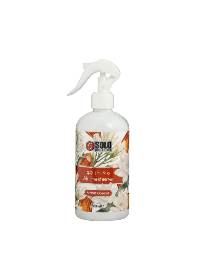 DANUBE HOME Danube Home Solo Room Spray - 500Ml (Amber Tuberose) Long-Lasting Air Freshner Sprayer Enchanting Floral, Fresh & Woody Aroma Home Fragrance Decorative Home Accessories 