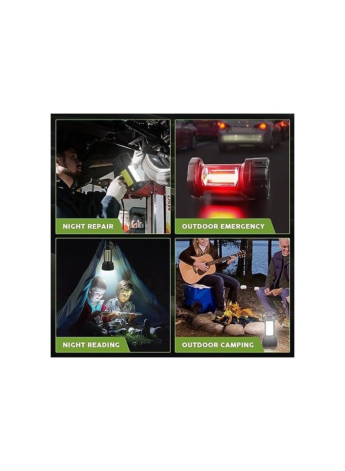 erorex Camping Lantern Rechargeable, LED Flashlight Spotlight Lantern with 700LM, 3600 Capacity Battery Powered, Portable Bright Camping Light for Emergency, Outdoor Hiking, Power Outages  - Image 3