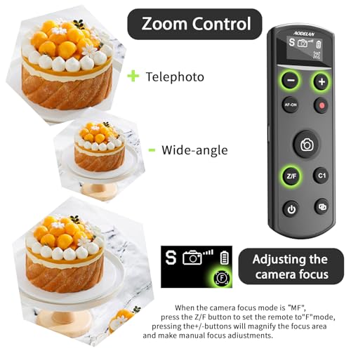 AODELAN for Sony Vlogging Hand Grip Tripod, OLED Rechargeable Wireless Camera Remote Control for ZV-E10, A7IV, A7III, ZV1, ZV-1F, A6700, A6400, A6100, RX100, FX3, FX30 | Replaces GP-VPT2BT - Image 5