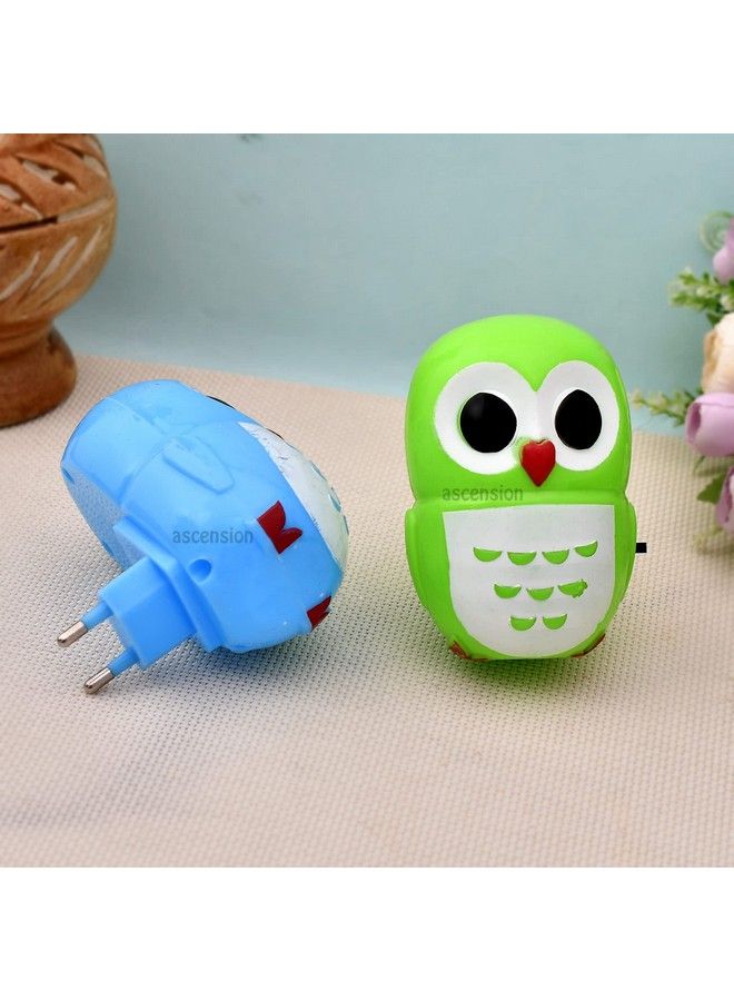 Ascension Plastic Owl Night Light For Baby Nursing Kids Favourite Birthday Party Return Gifts Multicolour (Pack Of 1) - Image 5