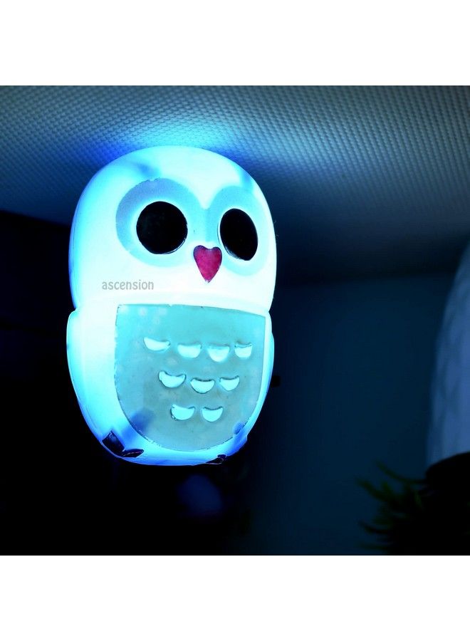 Ascension Plastic Owl Night Light For Baby Nursing Kids Favourite Birthday Party Return Gifts Multicolour (Pack Of 1) - Image 3