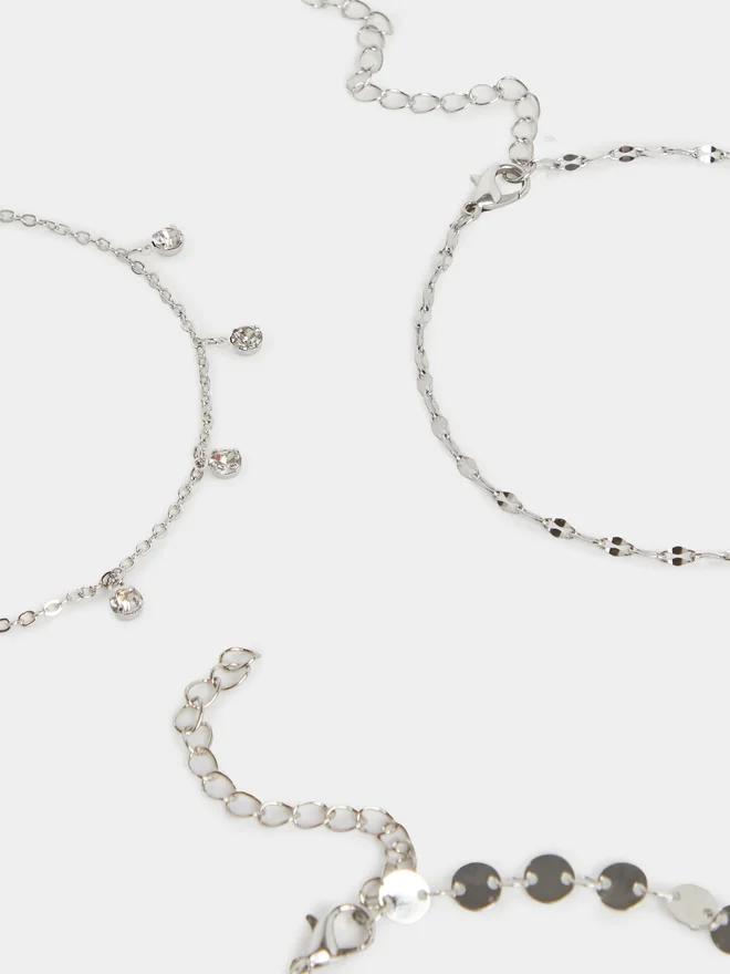 Styli Styli Set of 4 - Embellished Drop Anklet