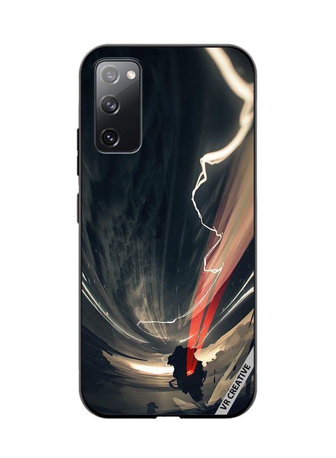 VR CREATIVE Protective Case Cover For Samsung Galaxy S20 FE 5G Abstract Design Multicolour - Image 1