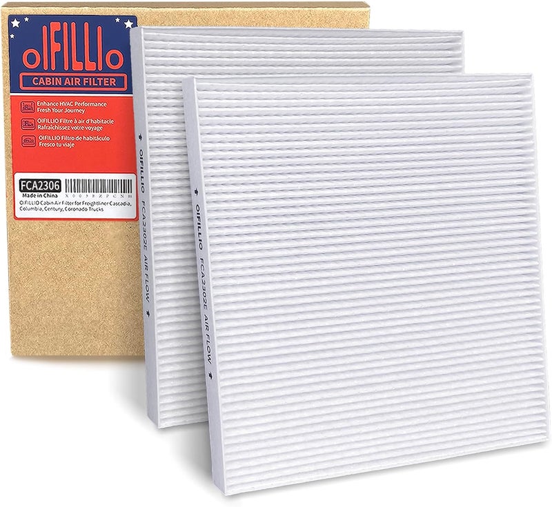 OIFILLIO Cabin Air Filter for Freightliner Trucks - 2 Pack - Image 1