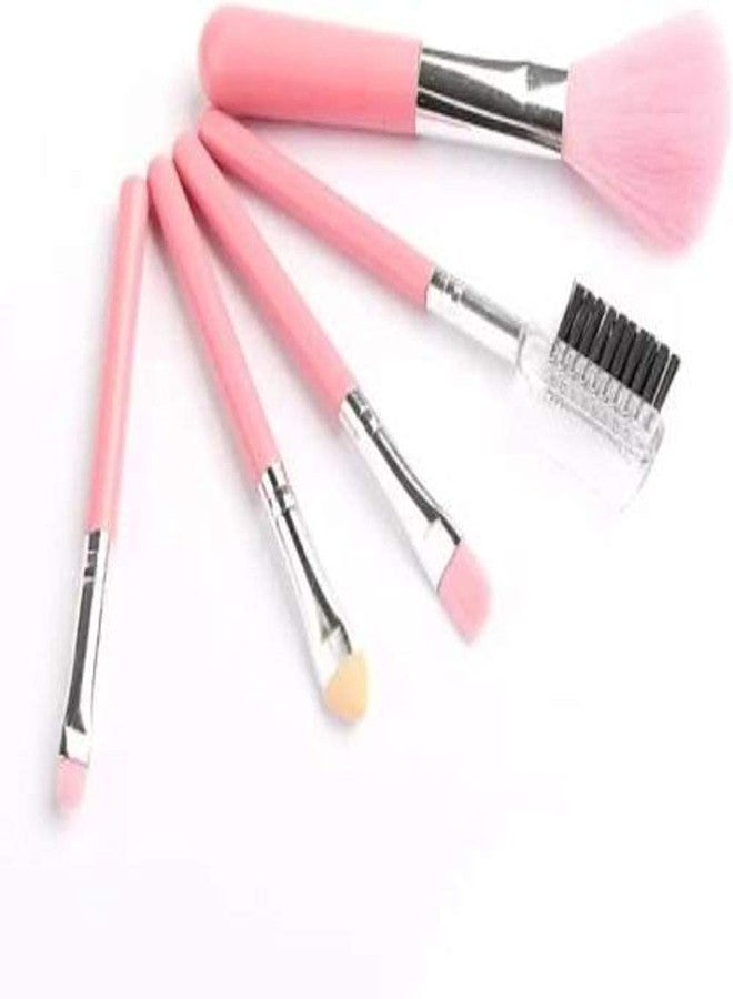 DATNASAYAD 6155 Makeup Kit With 5 Pink Makeup Brush Set For Women and Girl - (Pack of 6) - Image 4