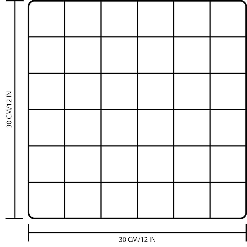 MILAD Grid Photo Wall, Photo Wall Creative Decoration, Photo Frame, Shooting Props Family, Office, Etc. (30 L x 30 W in CM's, Black, Set of 2 Pcs) - Image 4