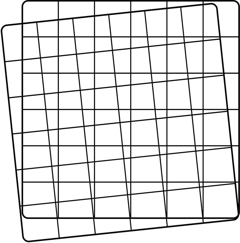 MILAD Grid Photo Wall, Photo Wall Creative Decoration, Photo Frame, Shooting Props Family, Office, Etc. (30 L x 30 W in CM's, Black, Set of 2 Pcs) - Image 1