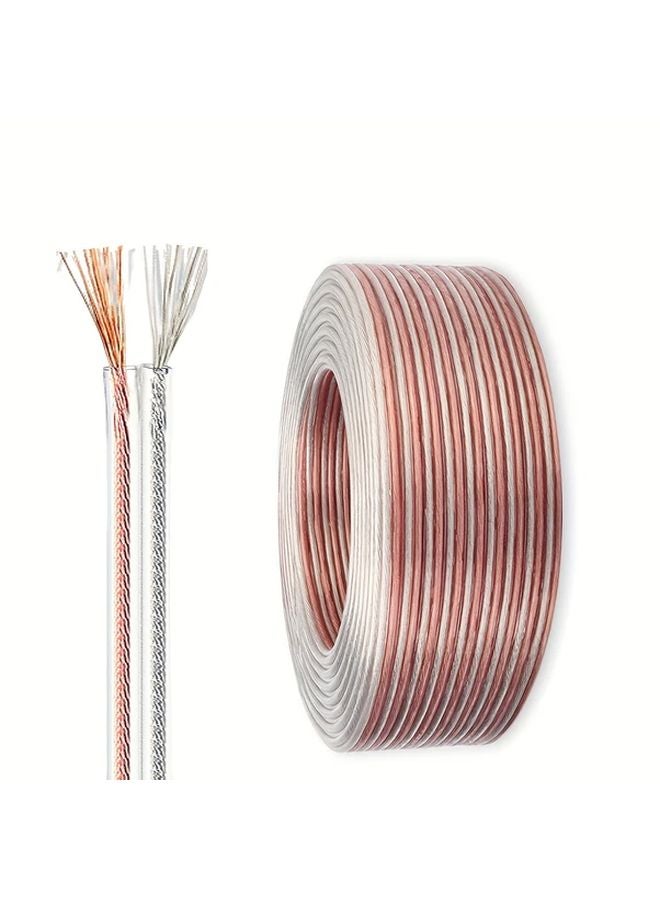 12 AWG 362 Inch Clear CCA Speaker Wire For Outdoor LED String Lights Electrical Equipment - Image 1