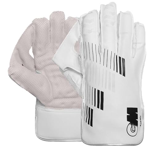 Gunn & Moore GM 606 Leather Cricket Wicket Keeping Gloves for Mens, Size - Youth - Image 1