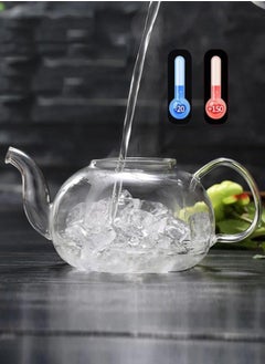 1Chase Borosilicate Glass Teapot With  Stainless Steel Infuser and Lid 1500 ML  - Image 2
