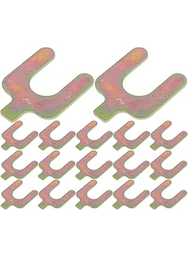 U Shaped Camber Alignment Shims 50pcs 1.5mm Thick Vehicle Suspension Kit - Image 1