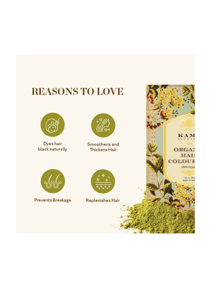 KAMA AYURVEDA NATURAL ORGANIC HAIR COLOUR KIT (N) - Image 3