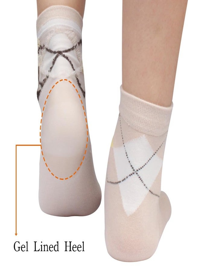 FOOTINSOLE.COM Silicone Moisturizing Spa Socks: Effective Foot Care for Dry, Cracked Heel | Beauty Solution for Intensive Hydration and Rejuvenation - Ideal for Women and Men (Nude, 2 Pairs) - Image 2