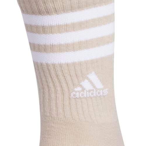 adidas Women's Crew Socks with Arch Compression 3-Pack, Comfortable, Sweat-Wicking, Stylish 3-Stripe - Image 3