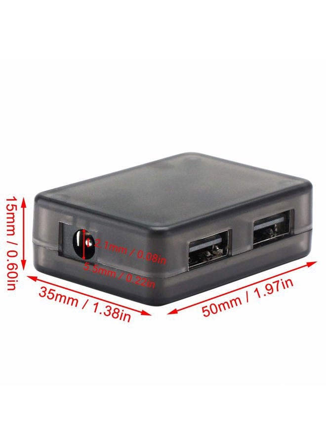 DROK محول تيار مستمر 12 فولت إلى 5 فولت USB، لوحة شحن سريعة مزدوجة USB DROK، محول خفض تلقائي DC-DC 6-30 فولت 12 فولت 24 فولت إلى 5 فولت 9 فولت، منظم جهد سيارة، محول فولت السيارة - Image 3