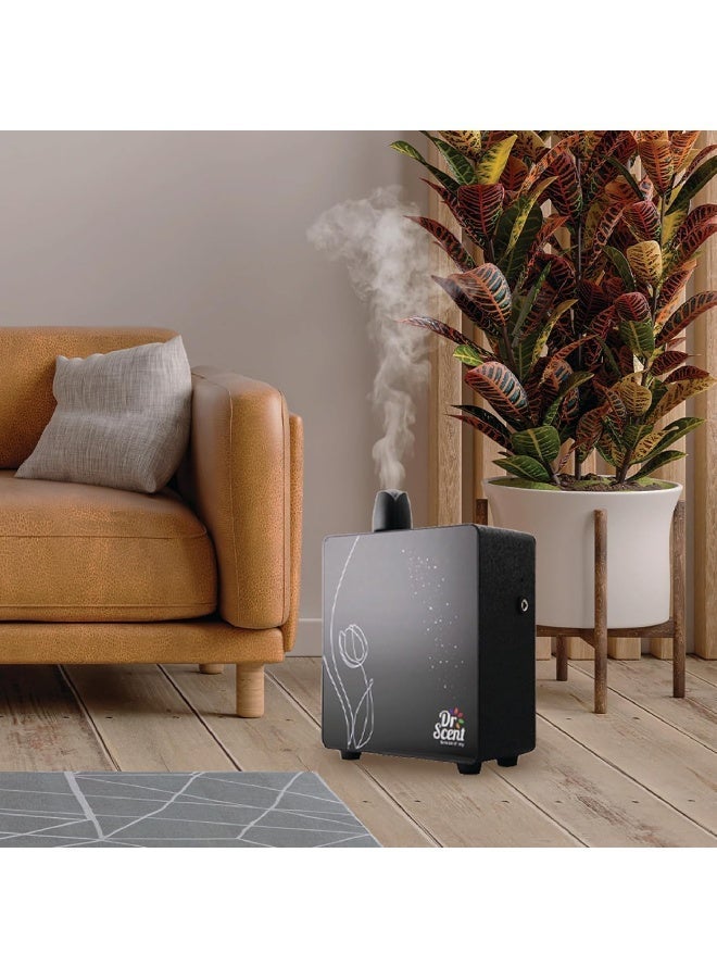 Dr Scent ECO Tulip Diffuser Machine Infused with Intelligent Aromatherapy, Enhanced by Seamless Mobile App Connectivity - Your Gateway to Personalized Fragrance Symphony and Wellness Bliss (BLACK) - Image 5
