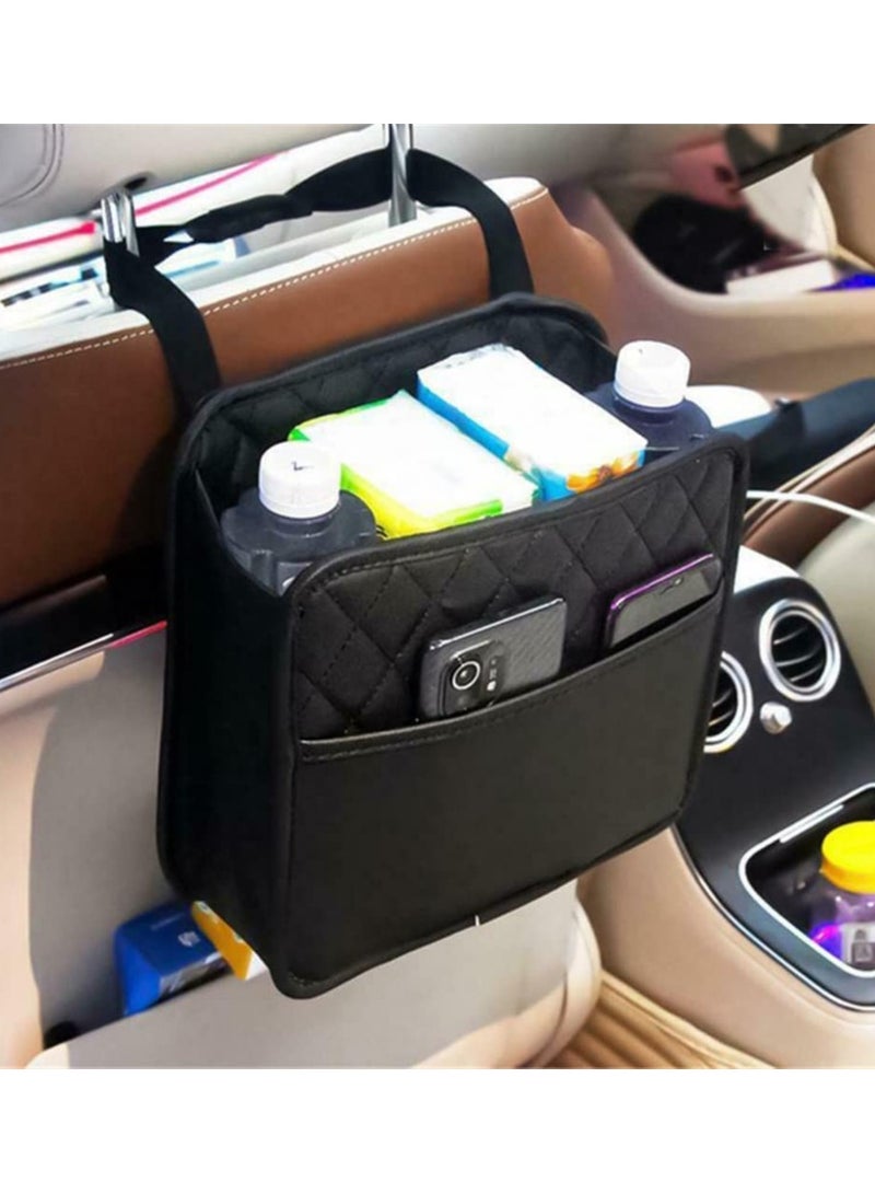 SYOSI Car Seat Back Hanging Bag Car Document Holder Multi Pocket Bottle Bag Storage Box Organizer Travel Tidy Pouch Pocket Kids  - Image 1